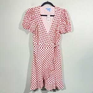Draper James Red and White Mini Dress